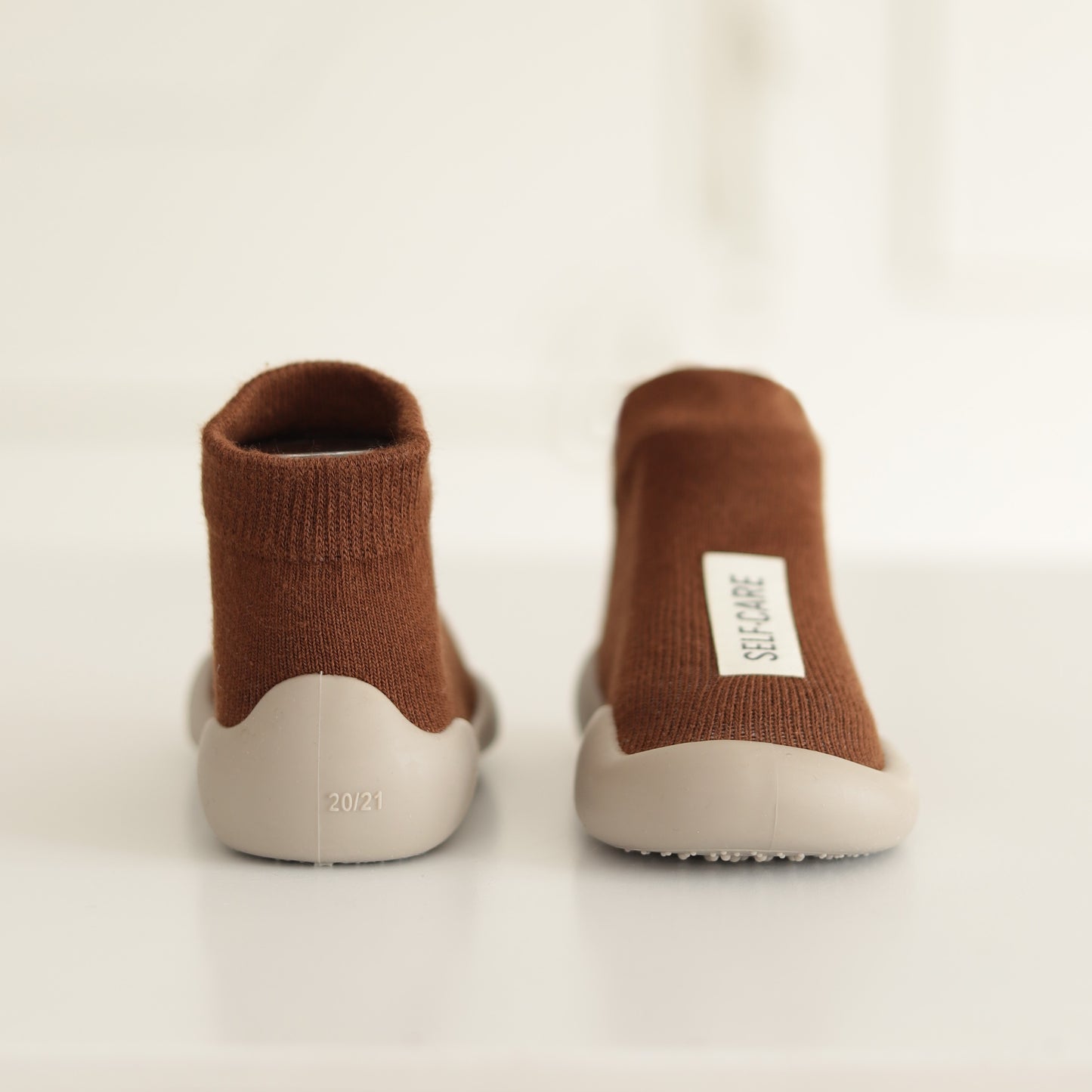 Scarpe a calzino per bambini (Orso Marrone)