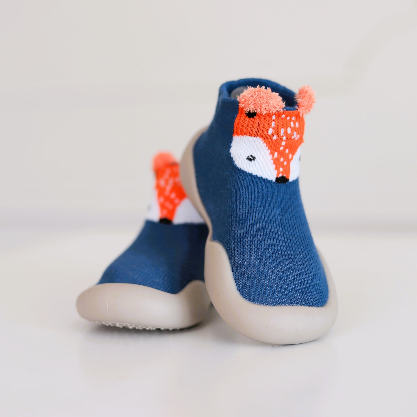 Kinder- Sockenschuhe (Blauer-Fuchs)