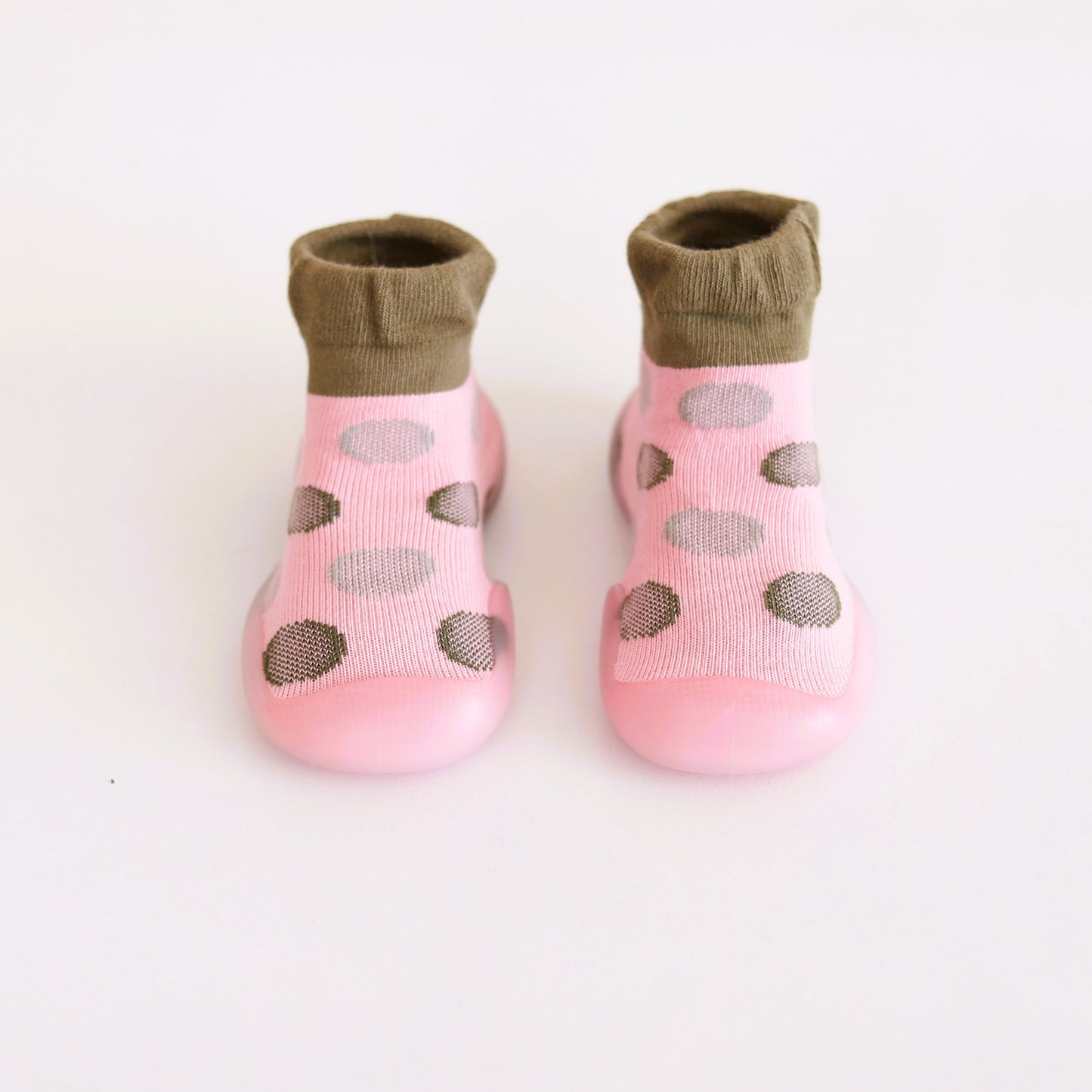 Scarpe calzino per bambini (rosa coriandoli)