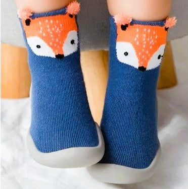 Kinder- Sockenschuhe (Blauer-Fuchs)